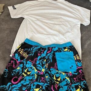 Neff Men’s Size Large T Shirt and Short, Venom!
